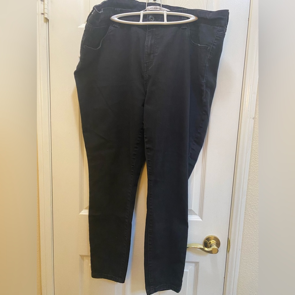 Celebrity Pink Black Jeans